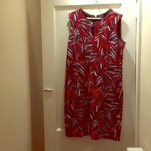 EUC landsend sleeveless dress.